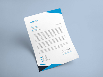 A4 Paper Letterhead abstract