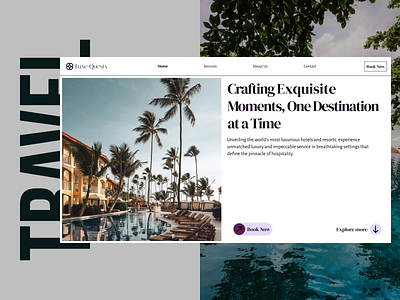 Daily Design Challenge 003: Travel Page branding dailydesignchallenge design openforwork travel ui web design