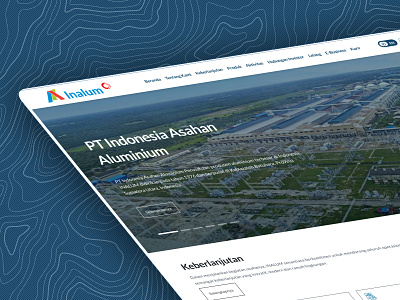 Revamp Inalum Website bumn re design ui website design