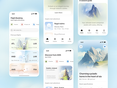 Travel Planner App ai assistant app booking app branding create trip design gpt holiday minimal mobile mobile app planer sajon tourism travel travel plan trip trip planer ui ux