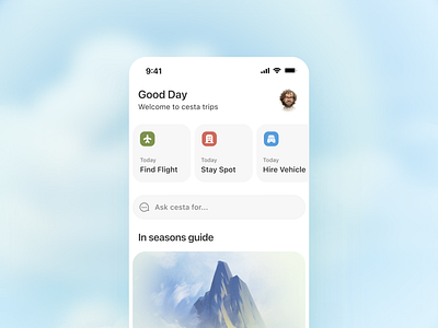 Travel planner App ai assistant app booking app branding create trip design gpt holiday minimal mobile mobile app planer sajon tourism travel travel plan trip trip planer ui ux