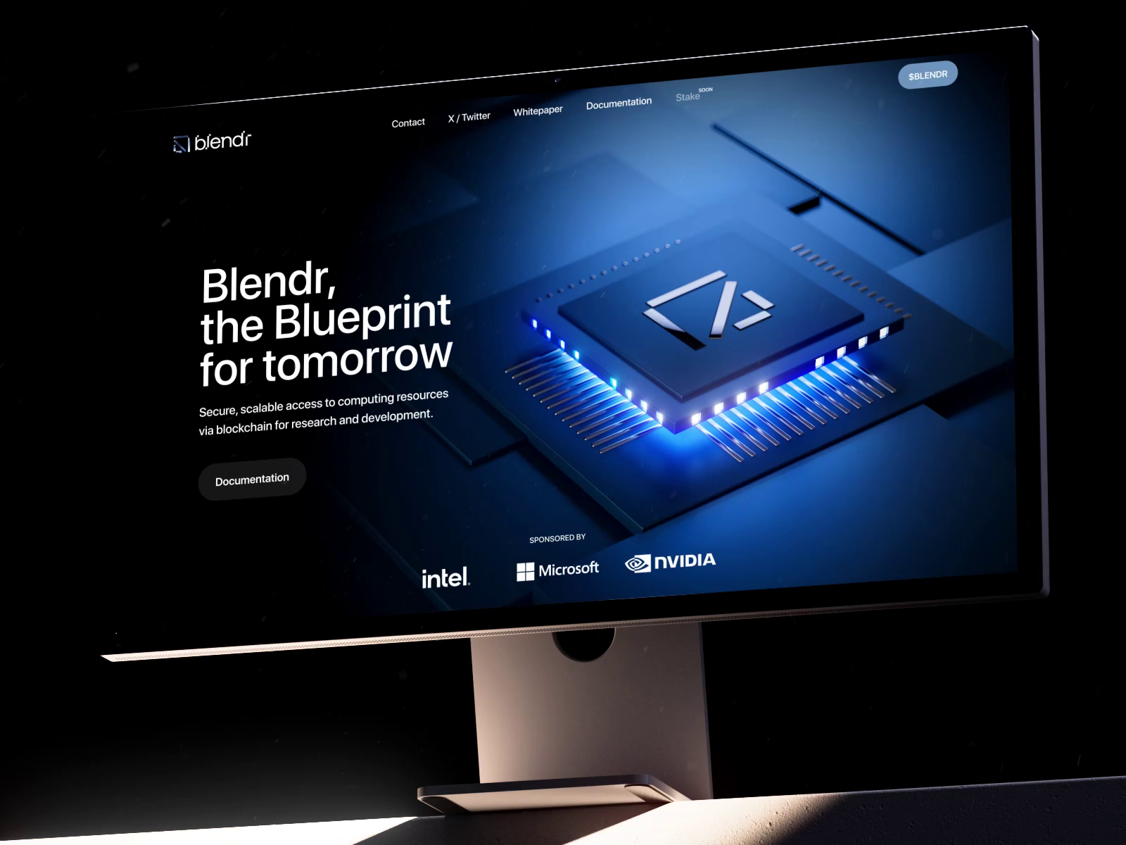 Blendr landing page 3d animation by ALEX BENDER for FANCY on Dribbble