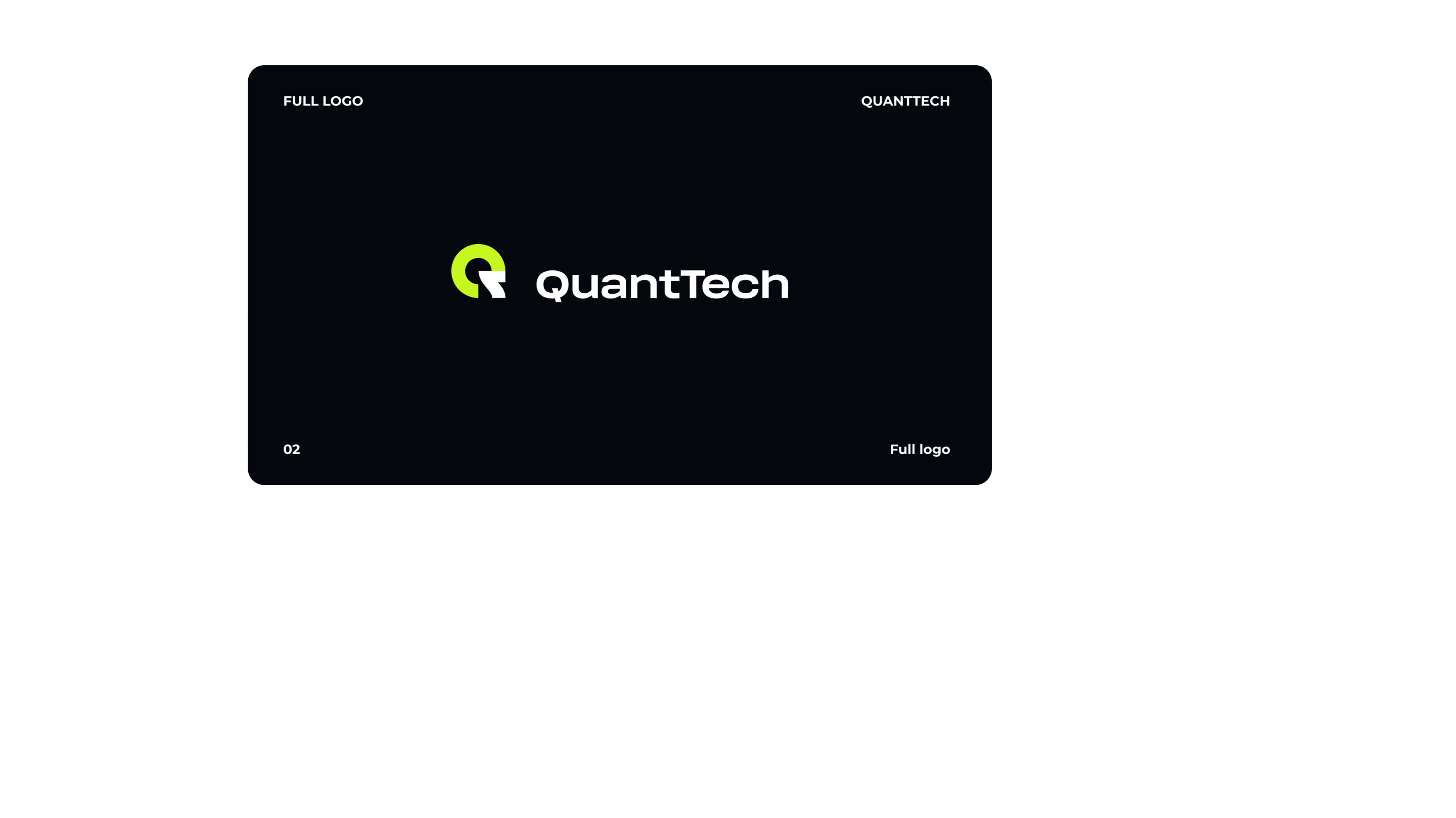 Quanttech animation brand and identity branding design graphic design identity logo logotype motion graphics