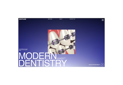 Dental landing clean design landing page landing page design ui design ui. web design