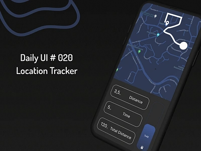 Daily UI #020 3d animation app branding dailyui dailyui020 design designer figma graphic design illustration location tracker logo map mobile app mobile app design motion graphics ui user interface ux