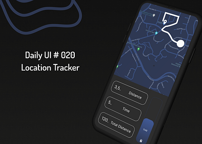 Daily UI #020 3d animation app branding dailyui dailyui020 design designer figma graphic design illustration location tracker logo map mobile app mobile app design motion graphics ui user interface ux