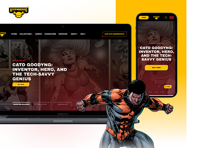 Rippaverse comic book website design professional upqode web development website design wordpress website