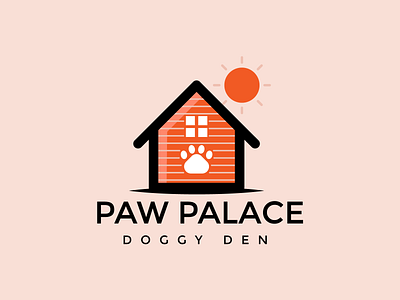 DOGGY DEN Logo bird logo branding design dog dog house dog house logo dog logo graphic design illustration logo