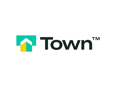 Town | Letter T + Home Logo | Real Estate Logo Design app logo branding creative logo design home house letter t logo logo design logo designer logo trends property real estate real estate agency real estate logo rent t t home logo t logo