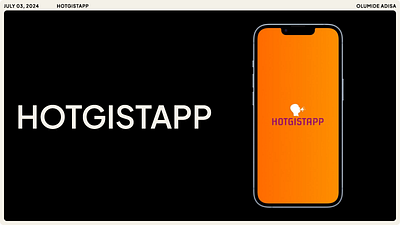 HotGistApp app logo social trend ui ux