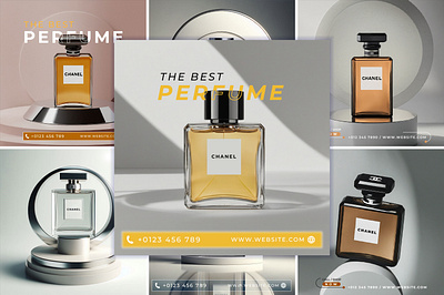 Perfume Social Media Post Design. business chanel chanel perfume chanel perfume brand creative design design simple instagram post design markeitng perfume brand perfume soical media post design post simple social media social media social media post social media post design tem