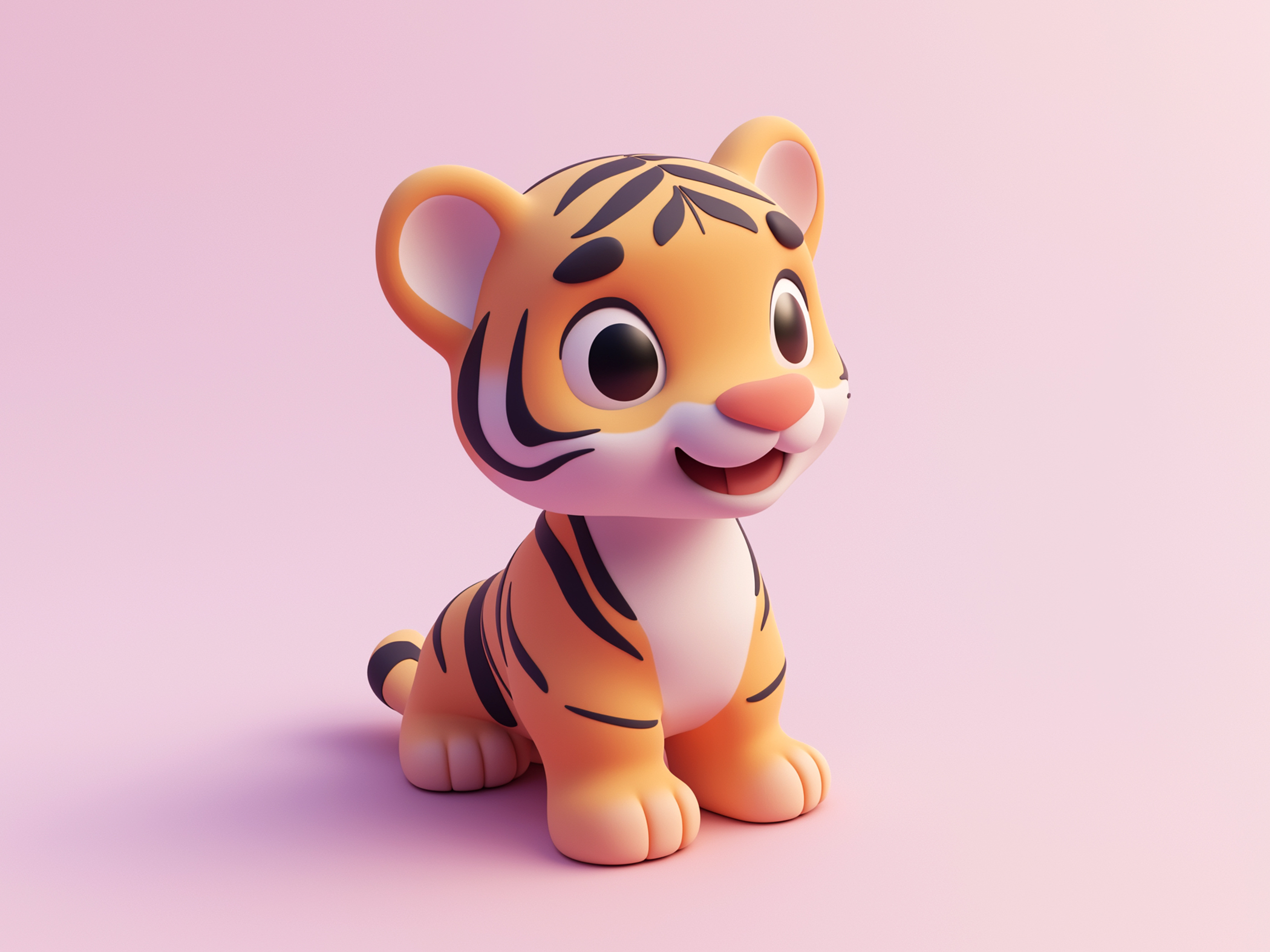 Example of 3D Custom Cartoon Animal Character 