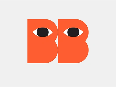 LOGO - BB - EYES b bb branding design expression eye eyes face graphic design icon identity illustration letter lettering logo marks monogram symbol symbole ui