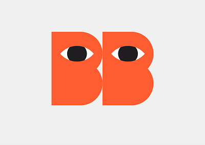 LOGO - BB - EYES b bb branding design expression eye eyes face graphic design icon identity illustration letter lettering logo marks monogram symbol symbole ui