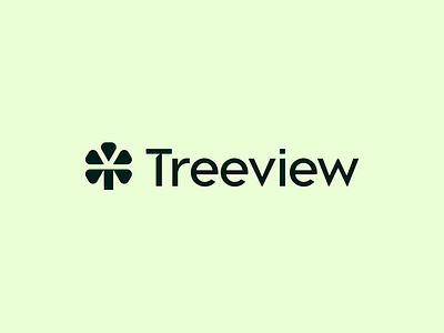 Logo concept for Treeview abstract logo green logo logomark logotype minimalist minimalist logo simple logo tree logo