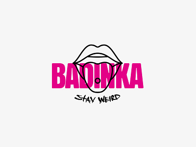 BADINKA / Unused badass brand branding fashion fashion brand letter logo logotype pink sign symbol typo typography weird