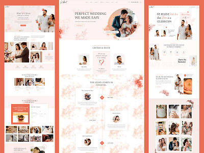 WedKnot - Wedding Theme! 💍🎉✨ lovestory specialday websitedesign wedding wedknot wordpresstheme