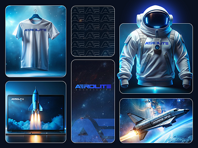 Aerolite Rocketships\\ Branding 🚀 branding custom logo graphic design logo minimal logo tech logo