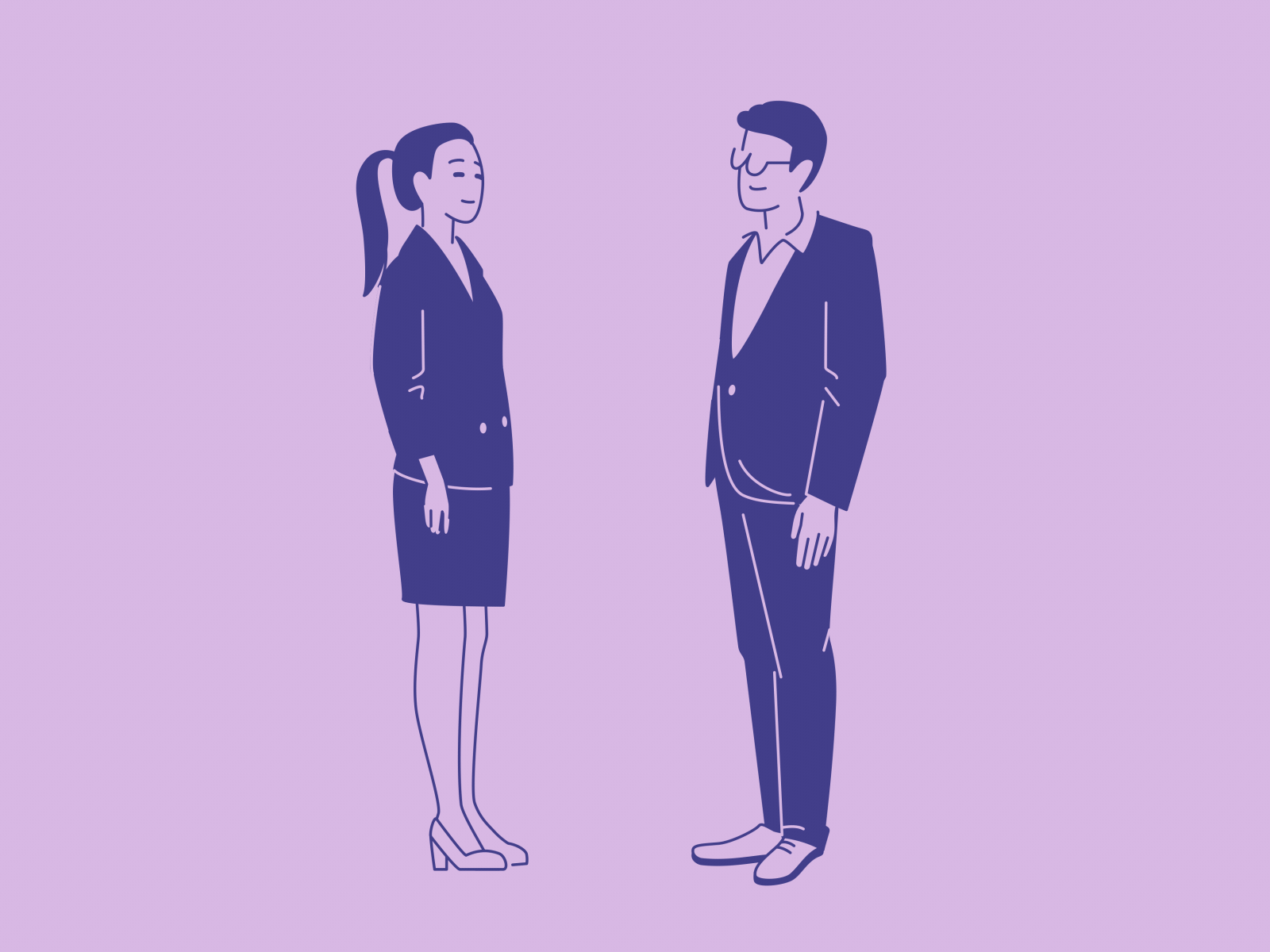 Businessman and businesswoman shaking hands 2d animation asian bow business etiquette collaboration colleagues corporate formalwear greeting handshake illustration man motion graphics partnership recruitment teamwork woman work workplace