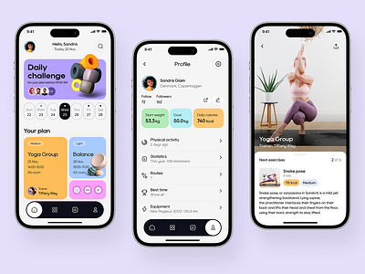 💪 Elevate Your Fitness Journey Anytime, Anywhere! ai animation body branding design ecommerce fitness graphic design gym health landing page saas ui yoga