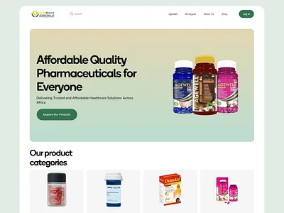 Goldmoore Website Design ecommerce healthtech pharmacy pharmarceutical telehealth ui uiux ux uxdesign webdesign website