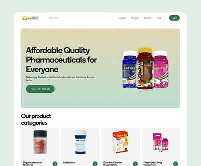 Goldmoore Website Design ecommerce healthtech pharmacy pharmarceutical telehealth ui uiux ux uxdesign webdesign website