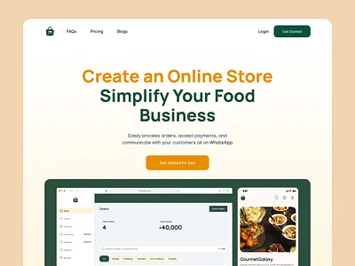 Usefood Website Design designinspiration ecommerce food fooddelivery foodplatform foodtech foodvendors green onlineordering restaurants shopify shopping ui uiux userexperience ux webapp webdesign website