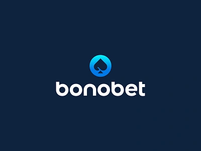 Bonobet Logo - Casino, Gambling, Slots blackjack blockchain branding casino logo crypto gambling gradient icon igaming logo logo design logodesign logotype modern poker roulette slots spade symbol web3