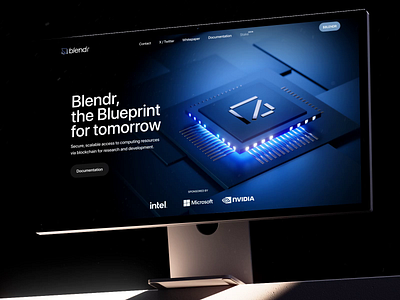 🌟 Experience the Future of Web Design with Blendr! ai b2b branding crm design ecommerce health landing page saas solutuon ui