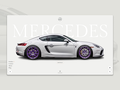 Car Showing Website Hero Section alif app car design hero modern section site ui ui ux design ux web web design