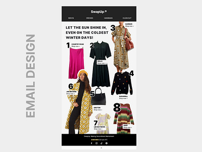 Email design - Fashion - New arrival design collage email design email marketing email template fashion magazine new arrival ui