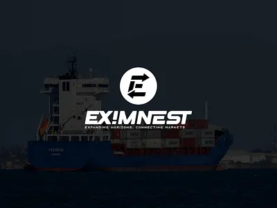 EXIMNEST | BRAND IDENTITY AND LOGO DESIGN export graphic designing import