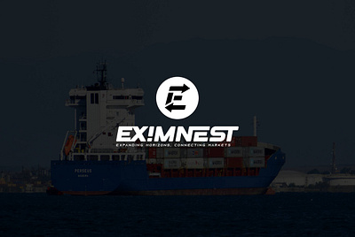 EXIMNEST | BRAND IDENTITY AND LOGO DESIGN export graphic designing import