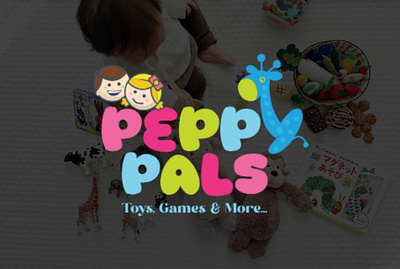 PEPPY PALS | BRAND IDENTITY AND LOGO DESIGN baby products graphic designing toy