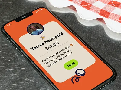 Volley - Take the awkward out of payments app branding interaction design ui ux