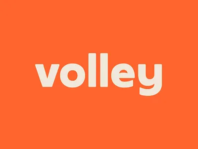 Volley - Take the awkward out of payments app branding design graphic design logo minimal typography vector