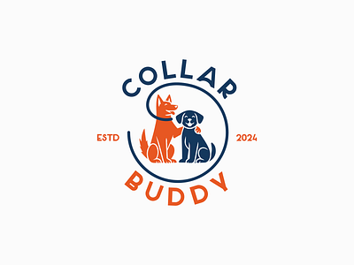 CollarBuddy Logo branding graphic design illustration logo typography