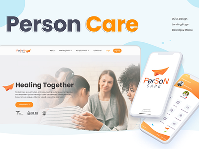 Online Counseling Website adaptive custom design figma health home page illustration lifestyle mobile adaptation responsive design ui wireframes