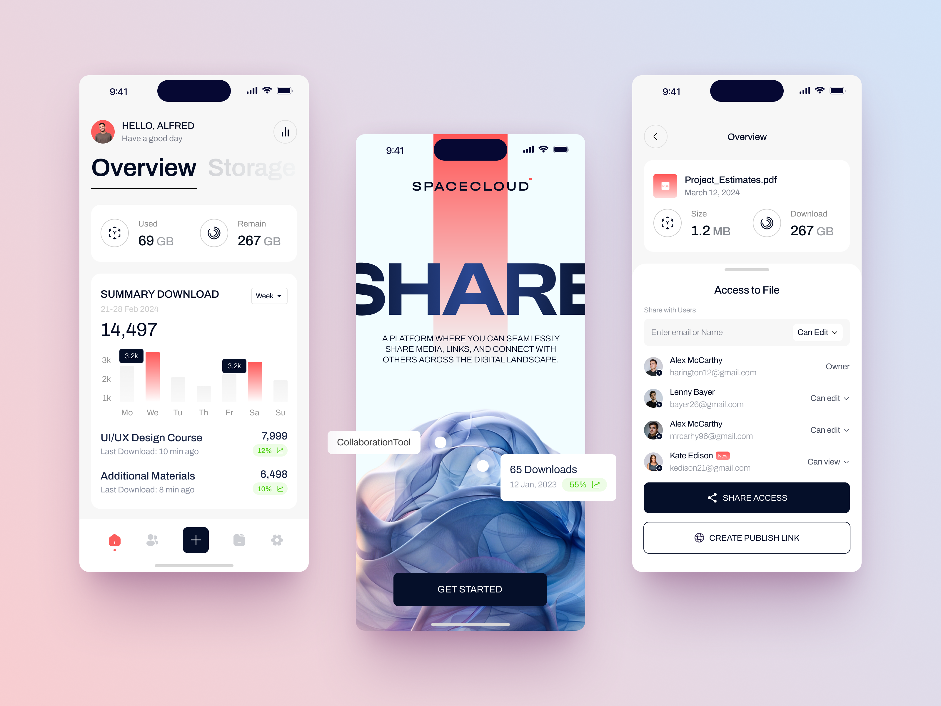 Example of Mobile App UX/UI Design