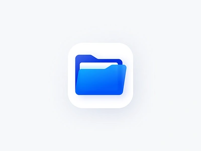 Folders icon 02 app design icon illustration ios logo ui ux