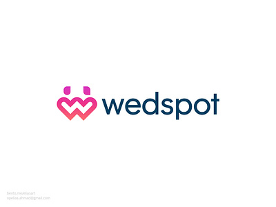 wedspot matrimony logo | Heart + letter W | unused concept abstract branding colorful logo conceptual logo couple logo creative logo dating dating website heart iconic logo logo design love matrimony minimalistic modern symbolic trendy logo visual identity wedding