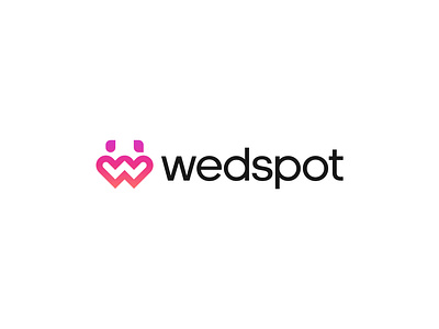 wedspot matrimony logo | Heart + letter W | unused concept abstract branding colorful logo conceptual logo couple logo creative logo dating dating website heart iconic logo logo design love matrimony minimalistic modern symbolic trendy logo visual identity wedding