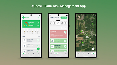 AGdesk- Farm Task Management App Design agdesk agdesk app app design farm app farm app 2024 farm related apps farm task farm task app design farmer app farmer mobile app design farmers app farmers app design farmers task app farming farming app ui farming apps mobile app design task management ui designer ui ux