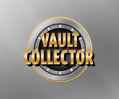 Vault Collector bank collect door game logo metal vault