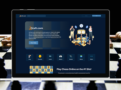 CHESS.com figma graphic design ui user interface design