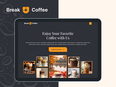 Coffee Website ui