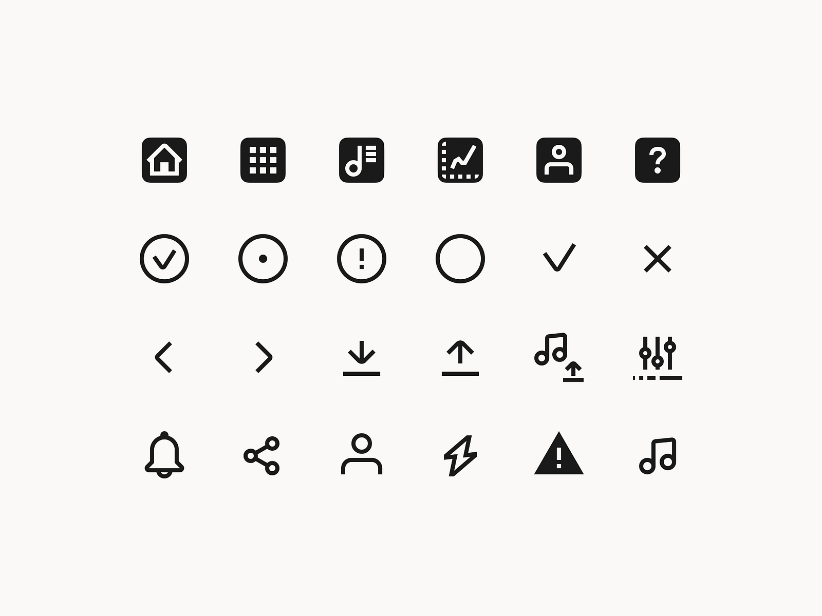 Distro icons by igor lemeshkin on dribbble