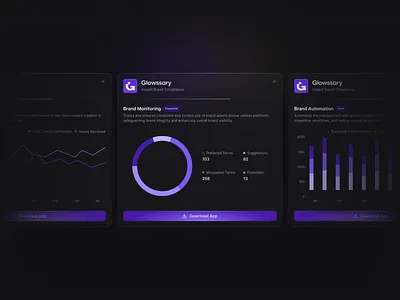 Glowssary brandautomation brandconsistency brandmanagement creativeprocess dashboarddesign designoptimization designsystem digitalbranding glowssary interfacedesign minimalistdesign moderndesign productdesign saasdesign uiinteraction uiuxdesign userexperience uxstrategy visualdesign webappdesign