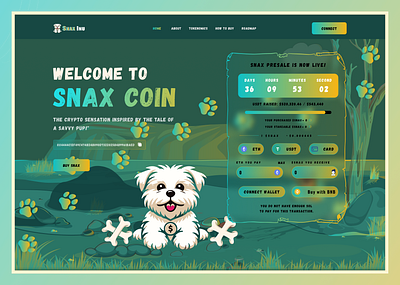 Snax coin-Meme coin coin memes presale snax token