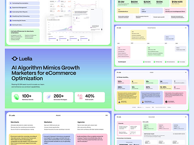 Startup Pitch Deck Design animation branding colorful design identity logo pitch deck presentation ui vivid motion